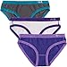 High Sierra 3 Pack Performance Women’s Bikini Briefs Underwear Athletic Nylon Ladies Panties