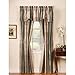 Window Accents 5-Piece Tuscan Scroll Stripe Jacquard Rod Pocket Set, 56 by 63-Inch, Autumn