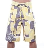 Dry Dudz Men's Sunrise Beach Boardshort (Separate) (34, Yellow)