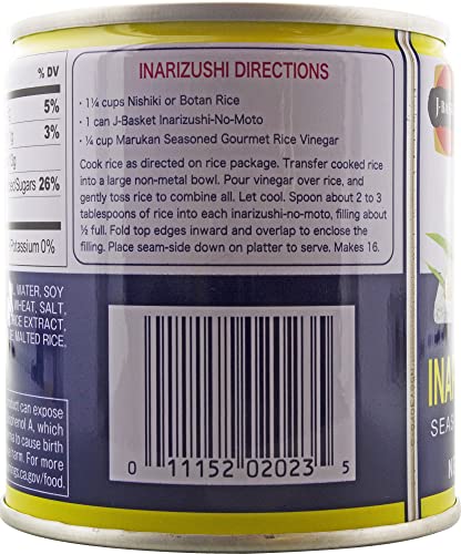 JFC INTERNATIONAL INARIZSUSHI NO MOTO, 10 OUNCE (PACK OF 4)
