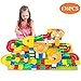TEMI 176 PCS Marble Run Super Sets for Kids | Marble Race Track for 3+ Year Old Boys and Girls | Marble Roller Coaster Building Block Construction Toys | Puzzle Maze Building Set with 6 Marbles Balls