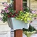 Adjustable Hanging Planter: Modern, Space Saving Square Container for Flowers and Herbs. Design Outdoor Vertical Gardens on Porch Posts, Patios, Pergolas and More.thumb 4