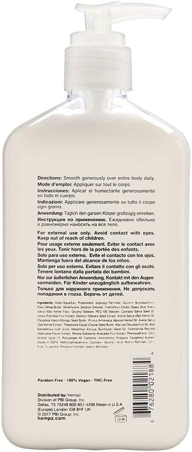 Hempz Sensitive Skin Herbal Body Moisturizer For Unisex 17 oz Moisturizer, 481.95 g (Pack of 1) - Image 4