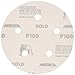 Mirka Gold 5 inch Sandpaper Discs / 5-Hole / 100-Grit / 50-Pack/Dustless Hook and Loop Sanding/for Orbital Sander, Sand Paper Pads for Wood, Composites, Automotive / 23-614-100