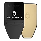 Trezor Safe 3 - Passphrase & Secure Element Protected Crypto Hardware Wallet - Buy, Store, Manage Digital Assets Simply and S