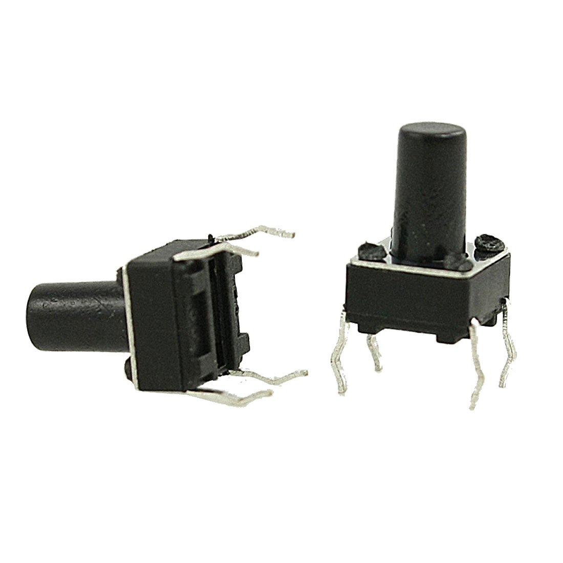 sourcingmap 100 Pcs 6 x 6 x 9mm Tactile Tact Push Button Switch 4 Pin DIP