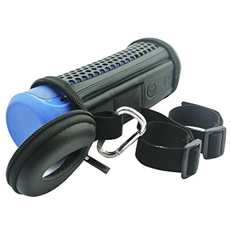 Tiaobug Eva Tasche Case für JBL Flip 3/ UE Boom Bluetooth Speaker Lautsprecher Schutz Hülle Cover Schwarz