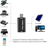 ciciglow USB 2.0 HDMI Video Capture Card 4K Input 1080P Output Live Broadcast view 4