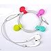 Rancco 7 Pcs Magnetic Cord Winder Wrap for Headphones/Date USB Cable, Cute Candy Color Generic Soft Silicone Earphone Cable Cord Organizer for iPhone/iPad/Samsung, Also Use as Bookmarks/Keychain