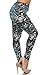 Leggings Depot NEW ARRIVALS Women's Printed Plus Fashion Leggings 3X-4X B2 (Bleu Enchantress)