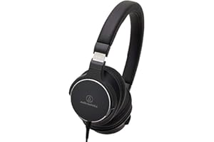 Audio-Technica ATH-SR5BK On-Ear High-Resolution Audio Headphones, Black