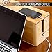 CableRack Bamboo Large Cable Management Box for Amazing Desk Cable Management and Power Strip Box Solutions