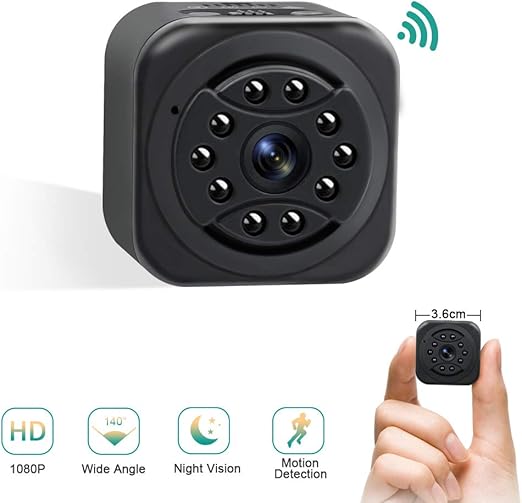 Telecamera Spia OTADUG - Mini Orologio 1080P, Con SD 32GB, Registrazione Video E Audio - Foto 10