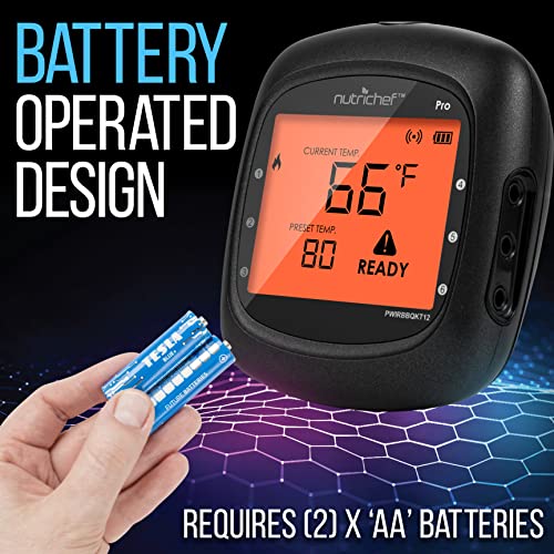 Nutrichef Bluetooth Grill Thermometer Amazon NutriChef Smart