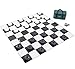 Garden Games Junior Jumbo Checkers (Played on a 4' X 4' Mat!)