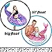 BigMouth Inc Lil’ Water Float - Pool Floaties for Infants Babies & Kids Ages 1-3, for Beginner Swimmers, Easy to Inflate and Durable - Mini Mermaid