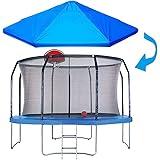 MOKY Trampoline Canopy Trampoline Tent Awning Frameless Shade Outdoor Sports Trampoline Cover for 6ft,8ft,10ft,12ft,14ft,16ft