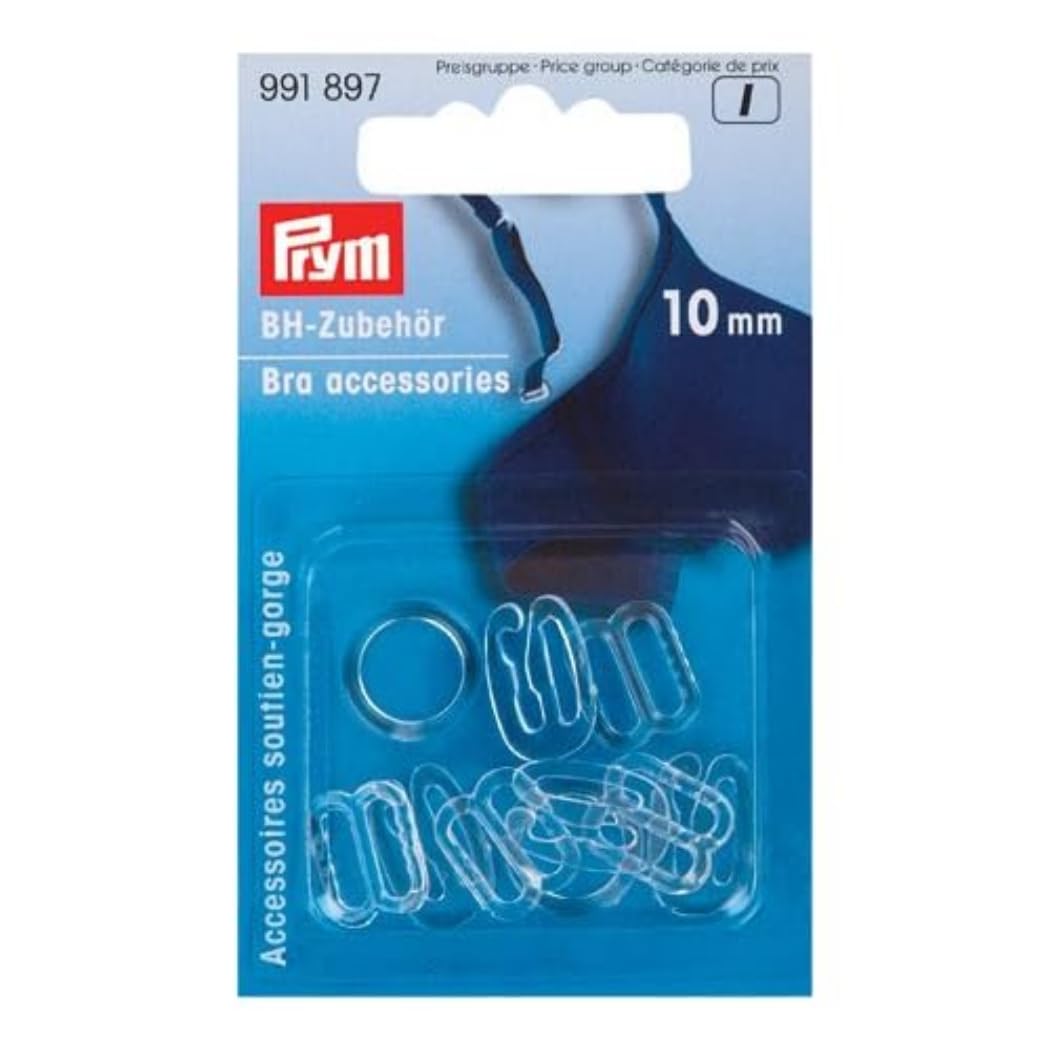 Prym - Prym Plastic Transparent (10mm) Bra Accessories - 1 Unit — image 1