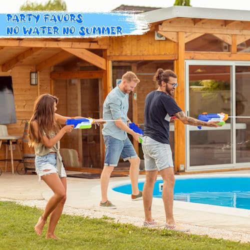 SLEEPHEAD®Water Gun for Kids, 900CC Squirt Gun for Kids, 2 Pack Water Guns for Kids, Water Blasters for Kids, Water Squirt Guns for Adults, Watergun for Swimming Pool Beach Sand Play Gifts