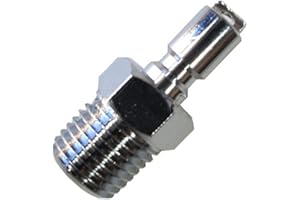 Scuba Choice Diving BCD Adapter – Standard Male BC to 1/4" NPT Stainless Steel Fitting – Corrosion-Resistant & Durable for Air Hose and Regulator Connection