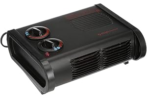 Caframo True North Heater. Low Profile, Quiet, Powerful Heater for Work and Home. Black, 11.25" x 8" x 5" (9206CABBX)