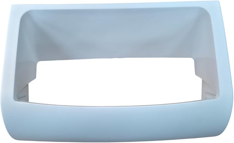 - ALR33000, Papelera sostenible fabricada con plástico reciclado, color blanco mate, capacidad 40 Litros, Tapa Superior desmontable, se puede fijar a la pared fácilmente. — foto 6 de 6