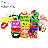 WELOYA Vape Rings Silicone Anti Slip Band for RBA RDA Tank Mechanical Mods 20 pcs