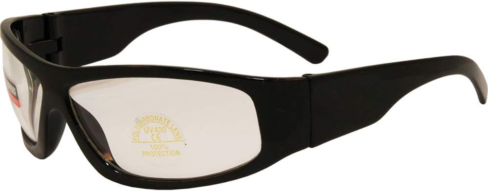 Blackbird Sport Motorcycle Riding Sunglasses Black Frames