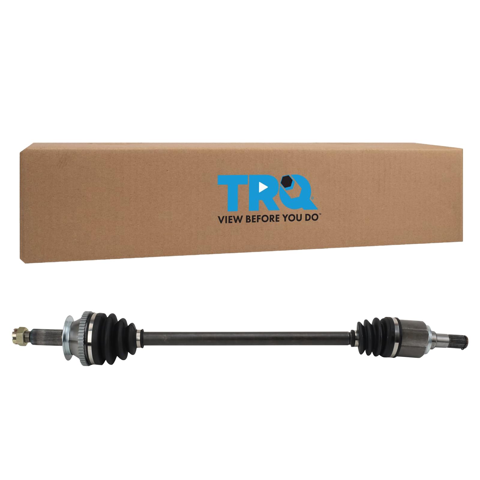 trq rear driver or passenger side cv axle assembly compatible with 2010-2012 hyundai santa fe all wh