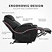 Mecor Lift Chair for Elderly, Power Lift Recliner, Living Room Sofa Chair with Remote Control, Reinforced Heavy Duty Reclining Mechanism (Black)