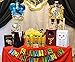 Magical Wizard School Favors Bags for Children Birthday Party Supplies,Dress Up Novelty Decorations Set of 15