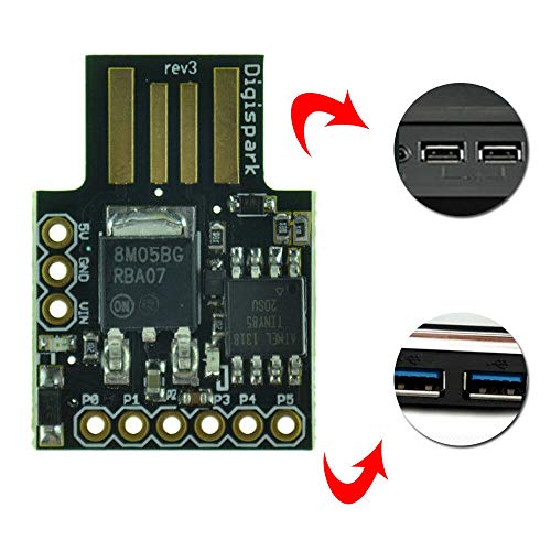 Gump's grocery Digispark Kickstarter ATTINY85 Arduino General Micro USB Development Board - Thumbnail 4