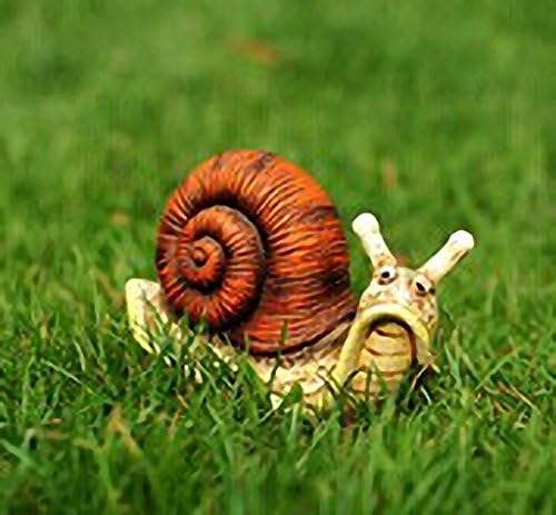 Anna Garden Decor 13 x 6 x 8 CM Resin Emulation Snail Home Outdoor Garden Decor
