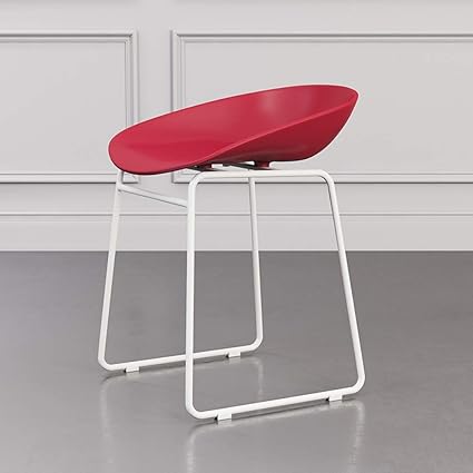 Amazon Com Lrzs Furniture Ins Color Stool Subnet Red Chair