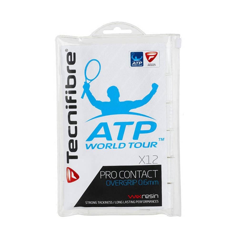 Tecnifibre Contact Pro Tennis Grips White (Bag of 12 Grips) — image 1