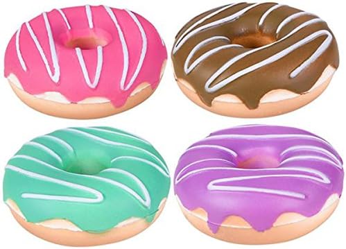 Squish Squishy Donuts Stress Relief Party Favor Set (4 pack)