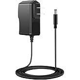 12V 2A Power Supply Adapter, AC 100-240V to DC 12 Volt 2 Amps, 5.5mm x 2.1mm & 2.5mm Plug