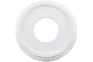 ZZHXSM Ceiling Medallion Background Decoration Round Ceiling Lighting Medallion White Ceiling Decorative Base for Lighting Fixture and Ceiling Fan