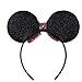 DRESHOW Mickey Ears Headbands Sequin Hair Band Accessories for Women Girls Cosplay Party