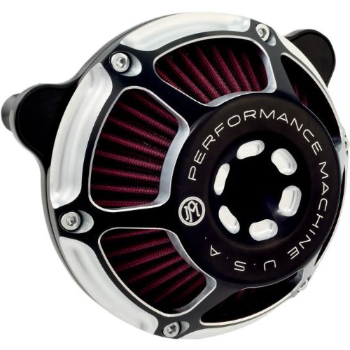 Performance Machine Max HP Contrast Cut Air Cleaner for Harley Davidson 2008-15 - One Size