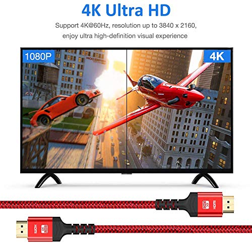 Mini HDMI To HDMI Cable 6.6FT - 4K 60Hz High Speed Cable With Aluminum Shell