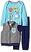 Disney Baby Boys' Monsters Inc 3 Piece Vest, Bodysuit OR T-Shirt, and Pant Set