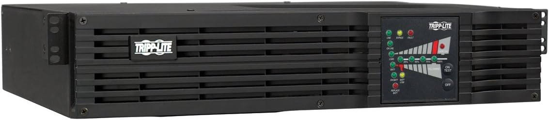 Tripp Lite UPSSmart Online 2200VA 1600W Rackmount 110V/120V USB DB9 2URM Model SU2200RTXL2Ua