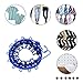 H&HODOR Retractable Travel Clothesline Outdoor Windproof Laundry Rope Anti-Skid Clothespin Clothing Line 2 Pack Household Drying Racks With 12pcs Hangers Clip