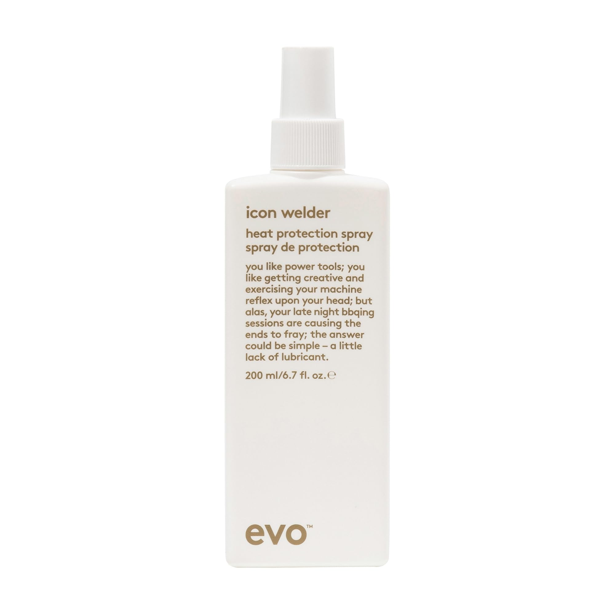 Evo Icon Welder Heat Protection Spray - Leave-In Heat Protectant - Provides Style Support & Adds Shine - 200ml