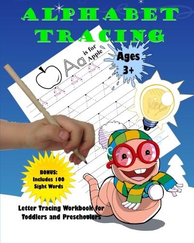 Alphabet Tracing Letter Tracing Workbook for Toddlers and Preschoolers Ages 3+ Paperback – 3 Sep 2017