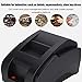 ASHATA USB Receipt Printer,58MM USB 80mm/s Receipt Thermal Printer Suitable for Hotels, supermarkets,for Windows/Linux/Mobile/Android/Iso,110-240v (Black)thumb 1