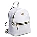 Kloud City New Fashion Women Girls Casual PU Grain Backpack Mini Travel Rucksack Daypack Handbag School Double Shoulder Bag