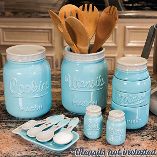 2 Mason+Jar+Kitchen+Utensil+Set
