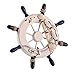 niceEshop(TM) Ornamental Home Nautical Wall Marine Decor Wood Pirate Ship Helm Wheel, Random Color